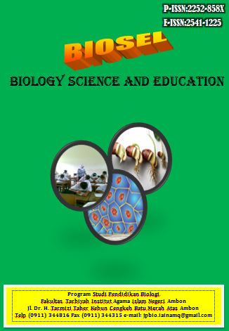 					View Vol. 15 No. 2 (2026): BIOSEL (Biology Science and Education: Jurnal Penelitian Sains dan Pendidikan)
				